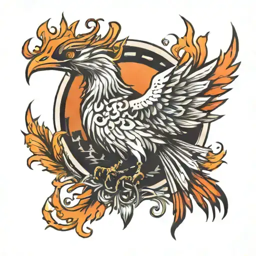 Phoenix Rising From The Ashes