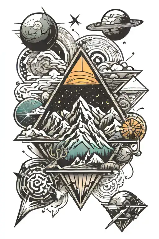 Mountain Planet Geometry