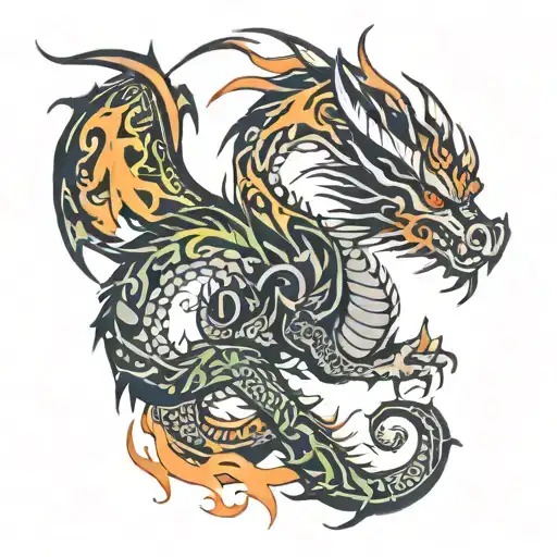 Fire Dragon Tribal