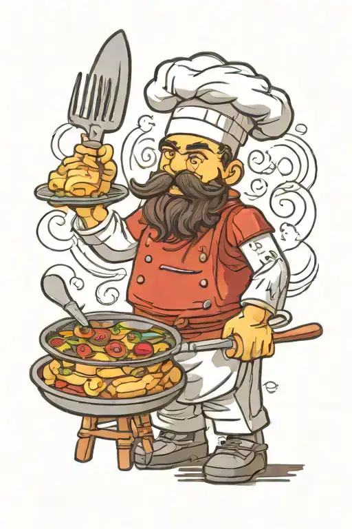 Lego Chef From Greek Mythology Cooking