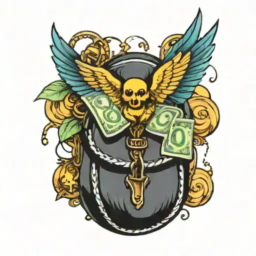 Money Bag Wing Attached