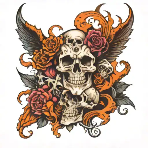 Skull And Demons