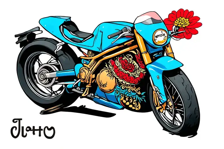 Traditional Vietnamese Motor Bike