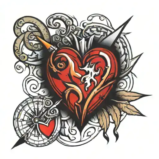 Heart At North And Compass