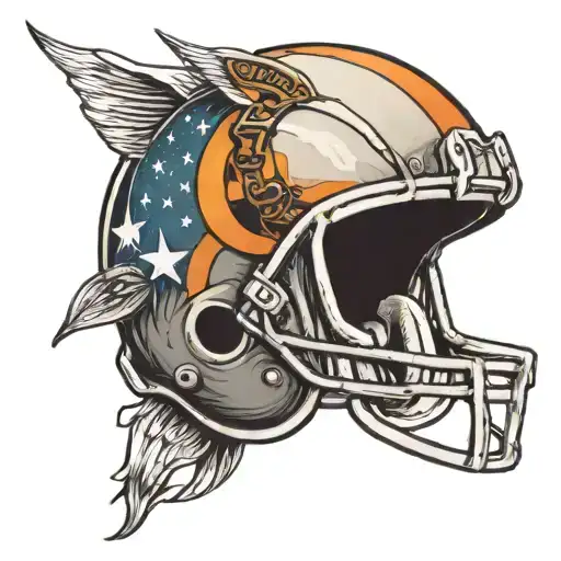 American Football Helmet