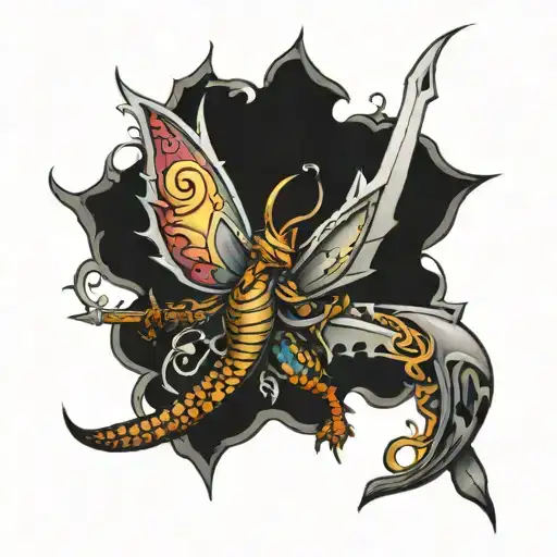 Sword Dragon Butterfly