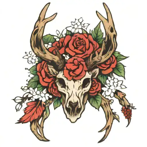 Deer Antlers With No Skull