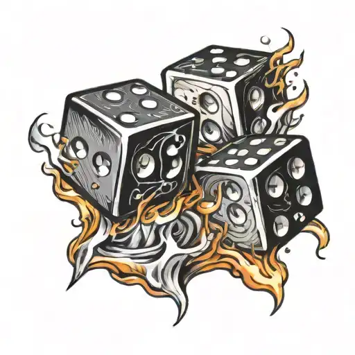 Two Burning Dice
