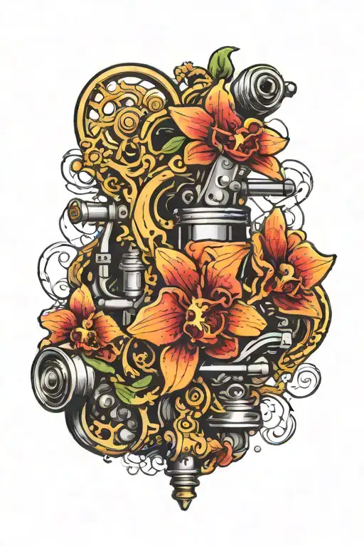 Orchid Tattoo Machine