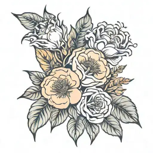 October Birth Flower Bouquet