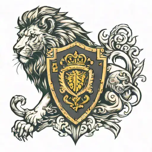 Lion And Shield