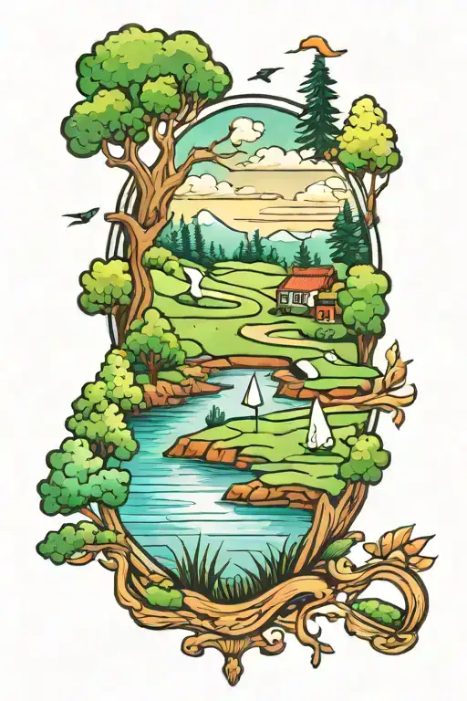 Golf Course Landscape