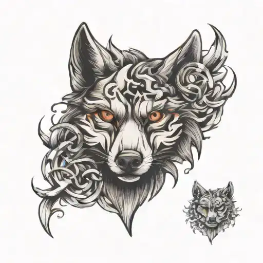 Turbocharged And Wolf Face