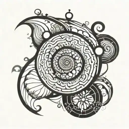 Planet Fibonacci Spiral