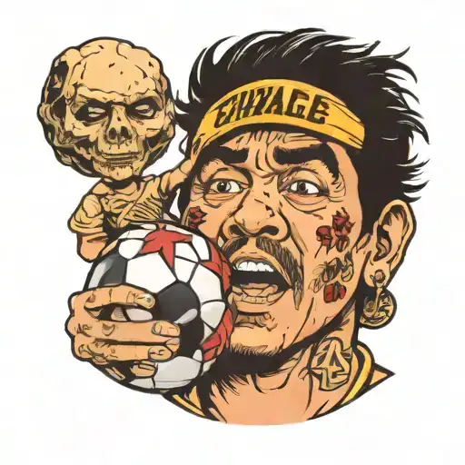 Maradona Super Santos Ball Gagged Little Red