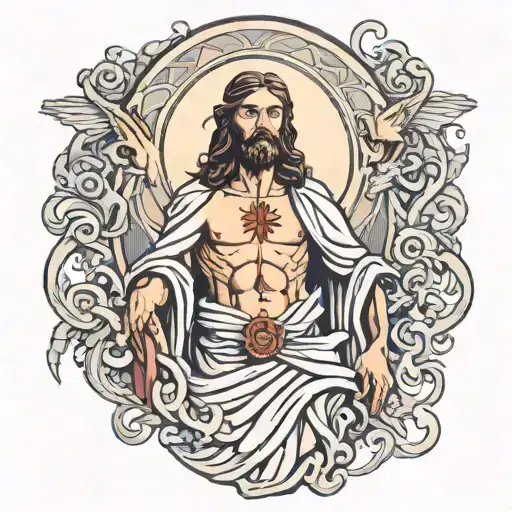 Jesus Rising From The Dead