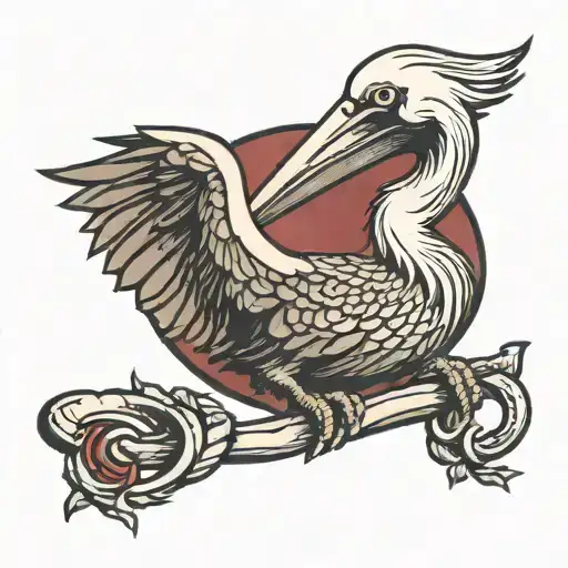 Pelican With A Broken Link