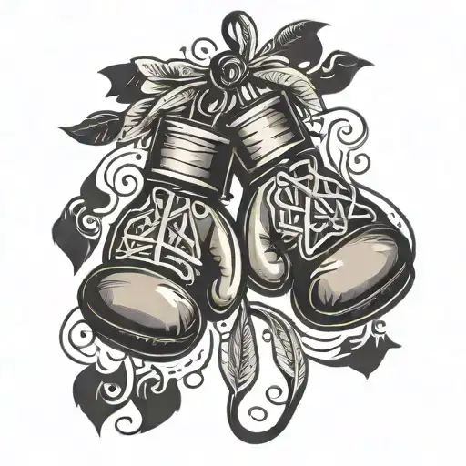 Boxing Gloves Hanging Bat