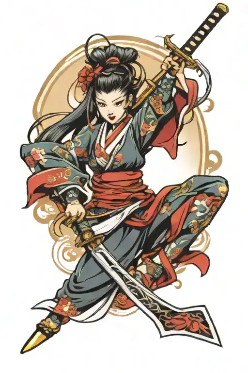 Lady Samurai Sword