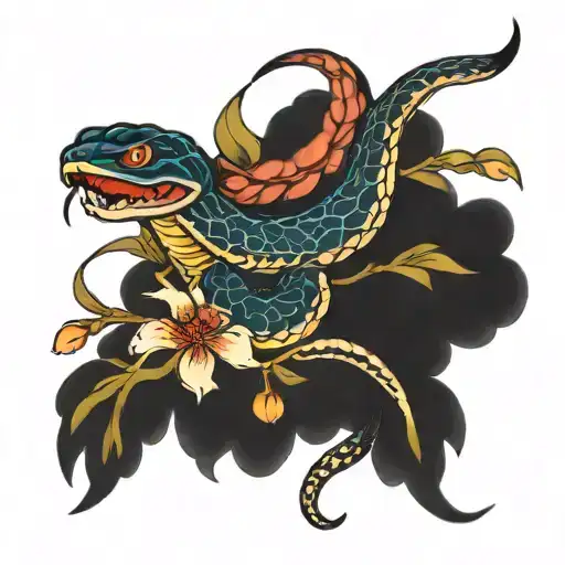 Snake Flowers Japan