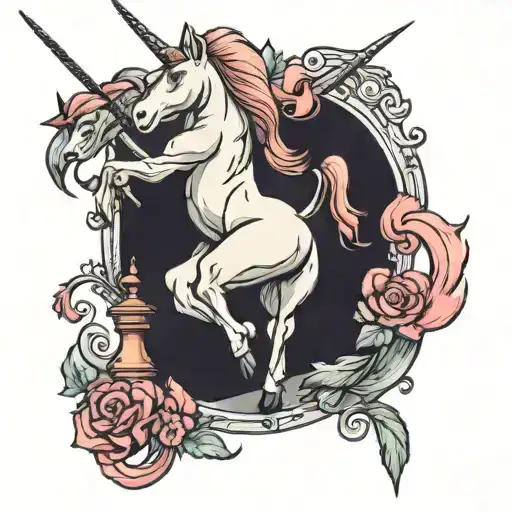 Funny Looking Unicorn Twerking On A Stripper Pole