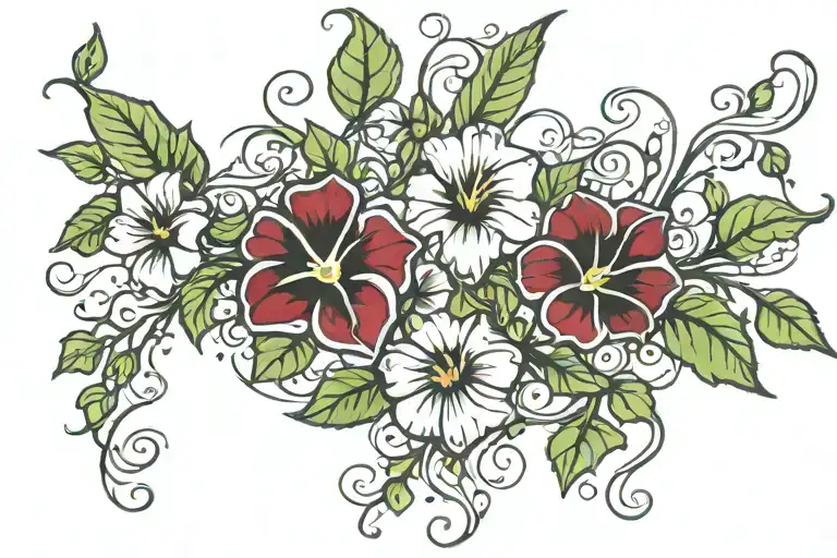 Bloody Morning Glory Vine