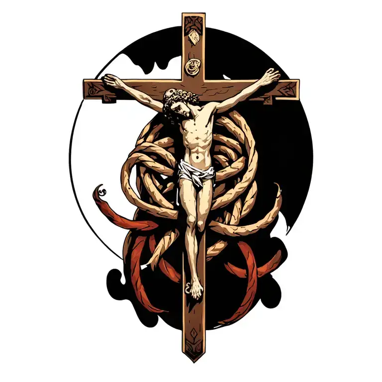 Crucifix Intertwined