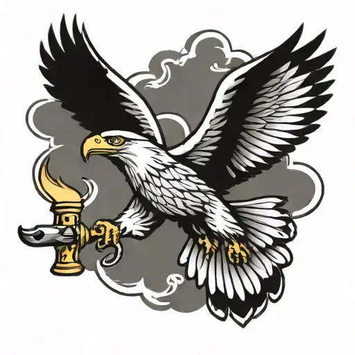 Flying Eagle With Halligan Tool