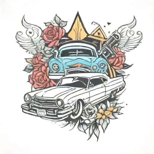 Car Surrounded My Music