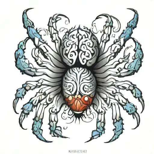 Chinese Porcelain Spider