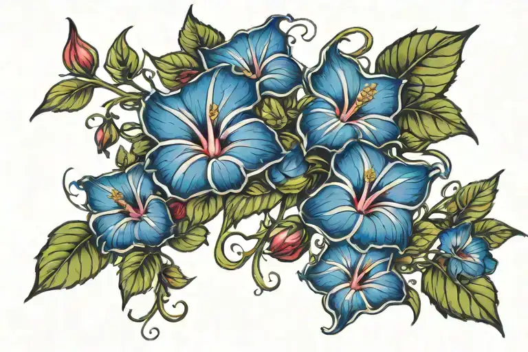 Bloody Morning Glory Vine