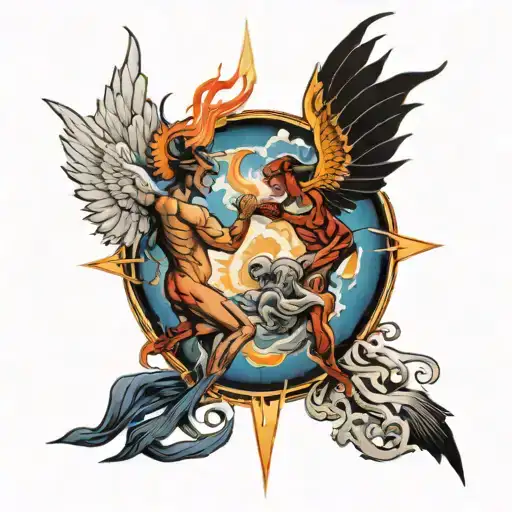 The Fight Between Heaven And Hell