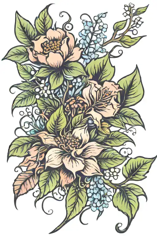 Nature Plant Pattern