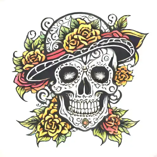 Mexican Death Skull