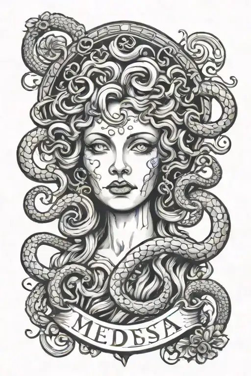 Medusa With Date August 19 2021 In Roman Numerals