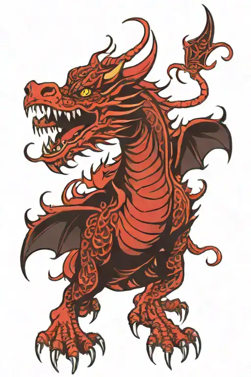Dark Red Dragon