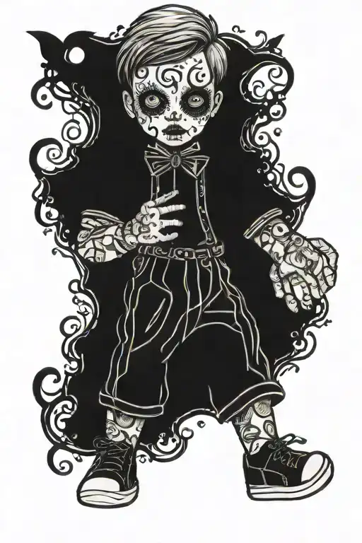 Creepy Boy Doll