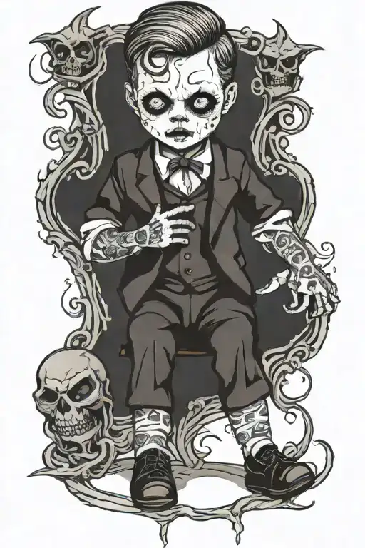 Creepy Boy Doll
