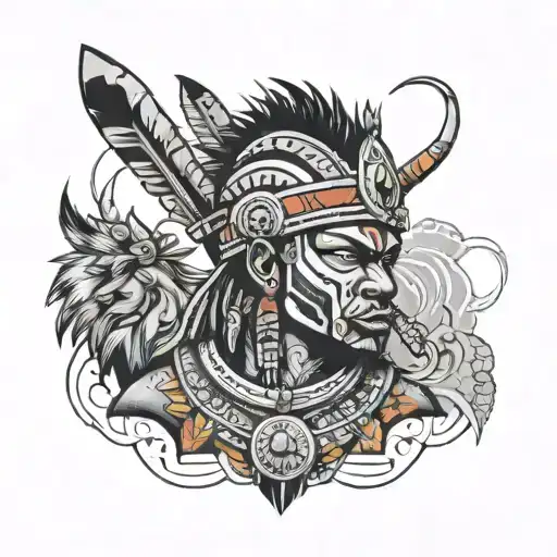 Zulu Warrior Surrounded