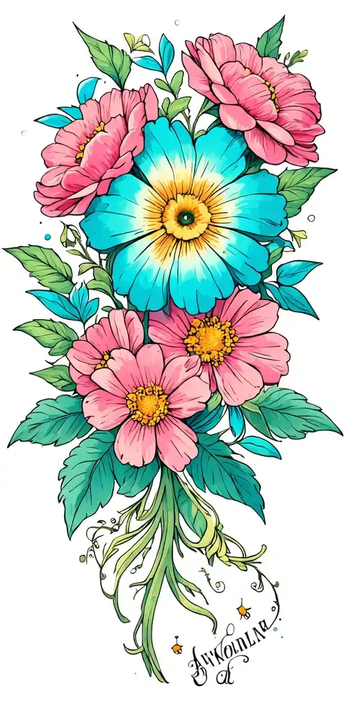 Alice In Wonderland Flowers