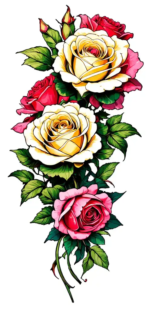Alice In Wonderland Garden Roses