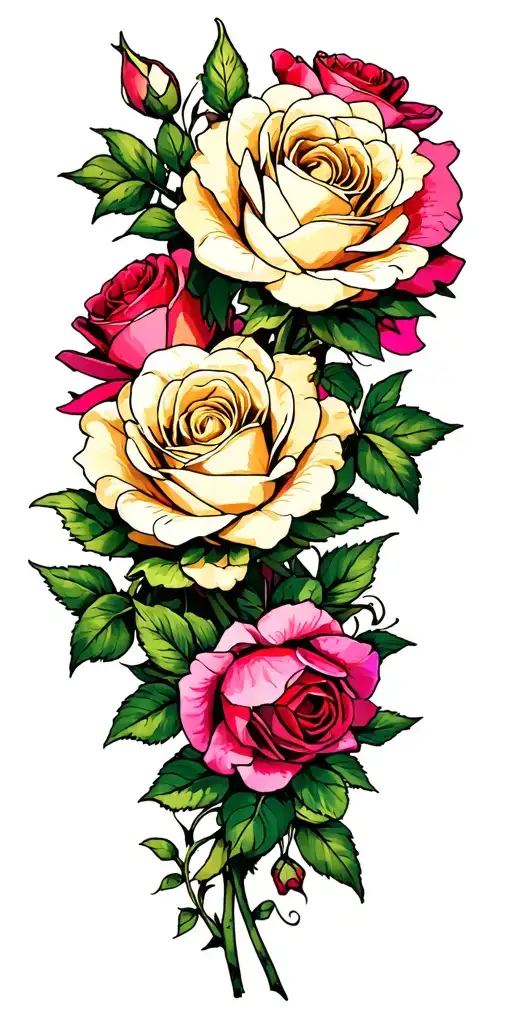 Alice In Wonderland Garden Roses