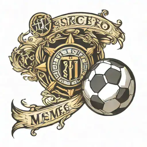 Soccer Ball With Roman Numeral