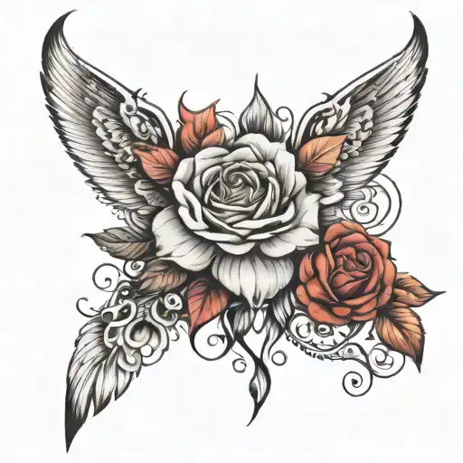 Tattoo On The Leg In The Style Of Realism