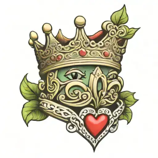 Crown With Heart Of Te Fiti Stone