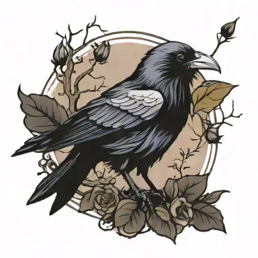 Raven And Nature