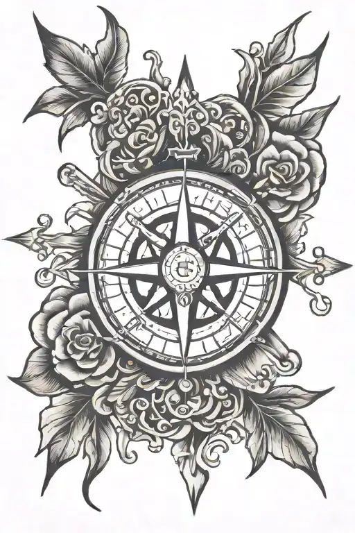 Compass And Strength And Cross