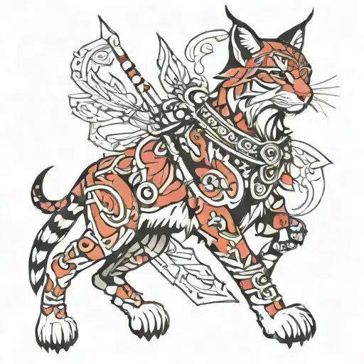 Lynx Warrior Adorned