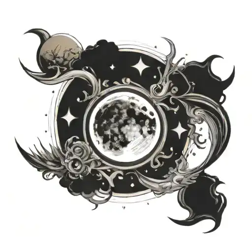 Eclipse Moon And Lots