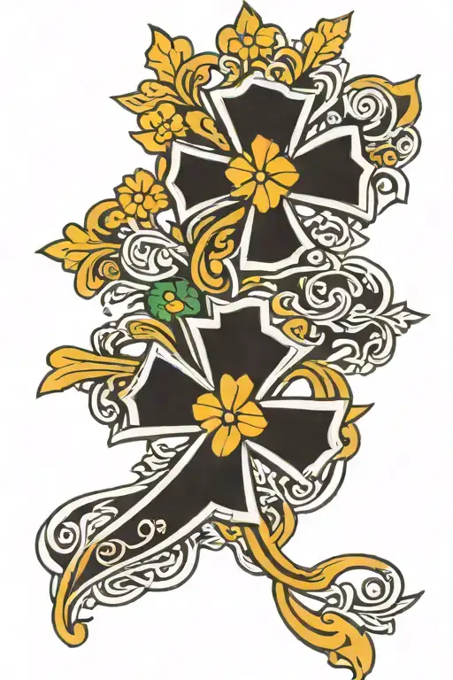 Polish Irish Catholic Cross